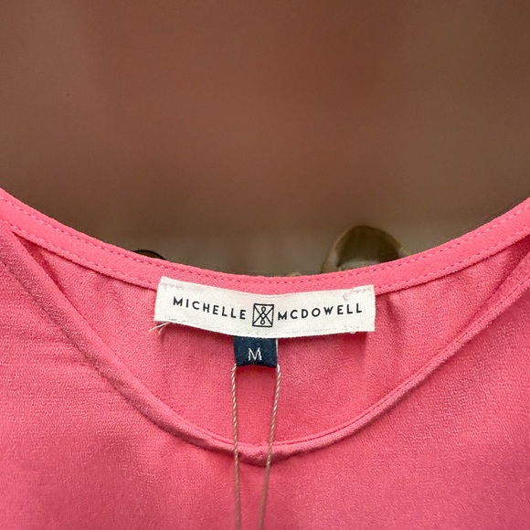 Pink Ruffled Women's Top - Picture 4 of 4